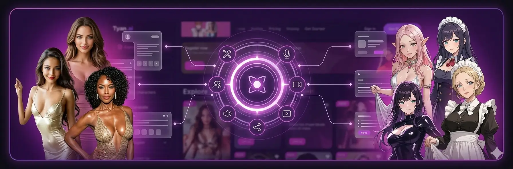 Start free on Tyan AI — no credit card required to meet your perfect AI girlfriend today